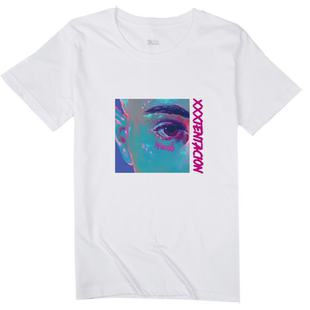 xxxtentacion短袖T恤男 欧美街头 嘻哈 rap说唱纯棉圆领半袖致敬