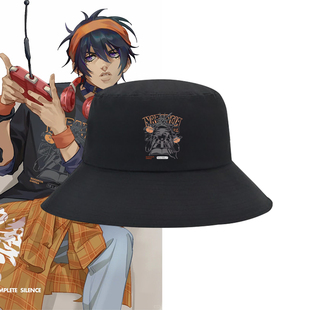 JOJO的奇妙冒险纳兰迦小飞机黄金之风同人二次元周边印花渔夫帽子