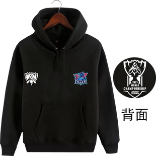 LPL战队队服连帽卫衣男潮宽松 S11总决赛FPX EDG电竞比赛服外套潮