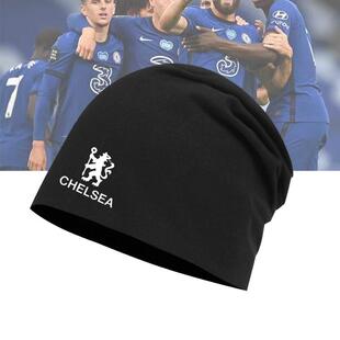 足球切尔西队球迷纪念印花包头帽男女同款纯棉保暖防风堆堆头巾帽