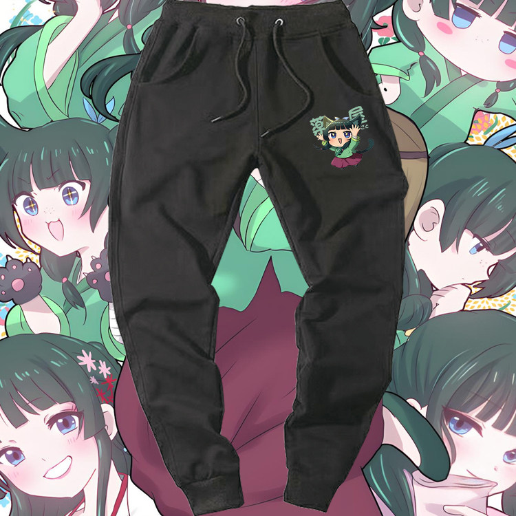 药屋少女的呢喃动漫周边印花长裤男女宽松休闲束脚抽绳运动卫裤子