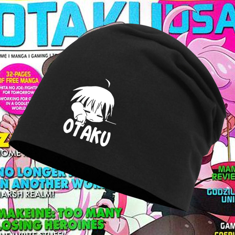 日系OTAKU御宅族包头帽二次元男女学生秋冬时尚防风保暖堆堆帽子