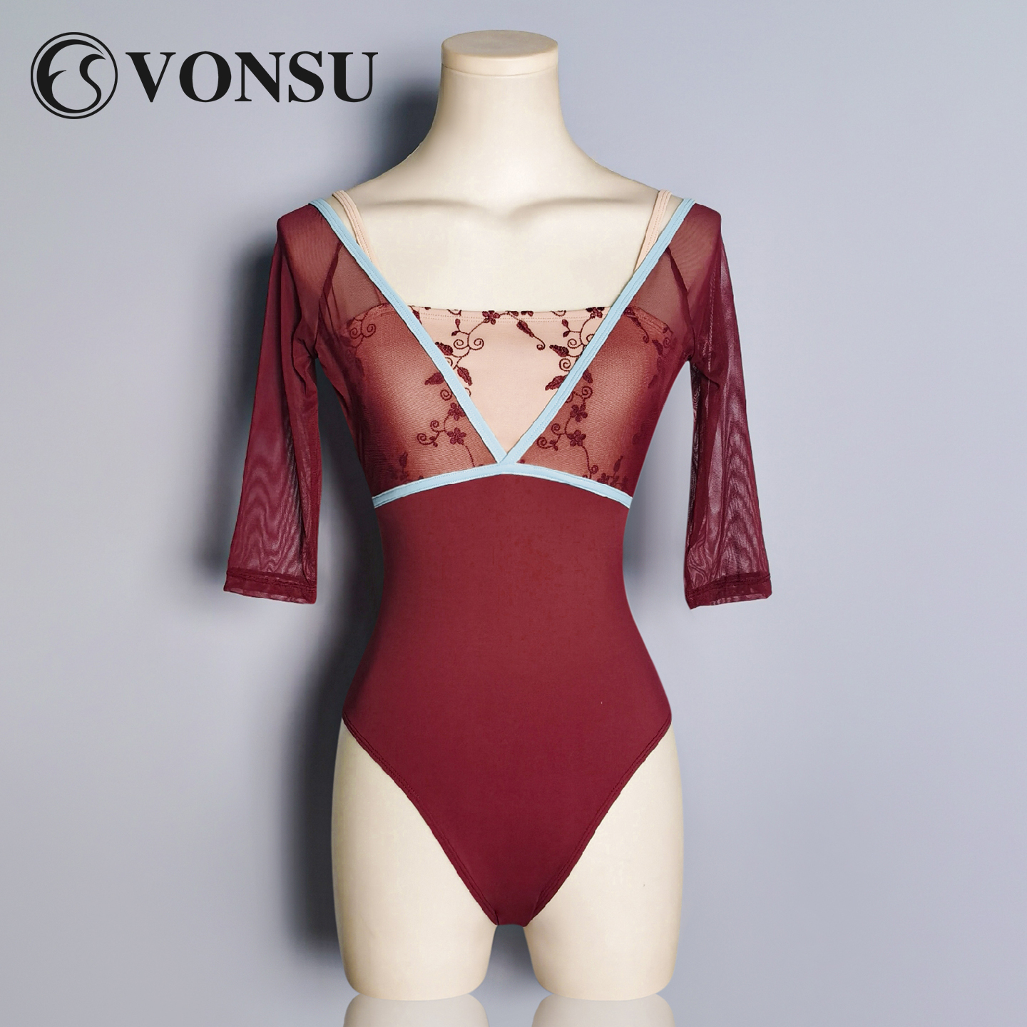 vonsu梵舒芭蕾舞服高胯款艺术生