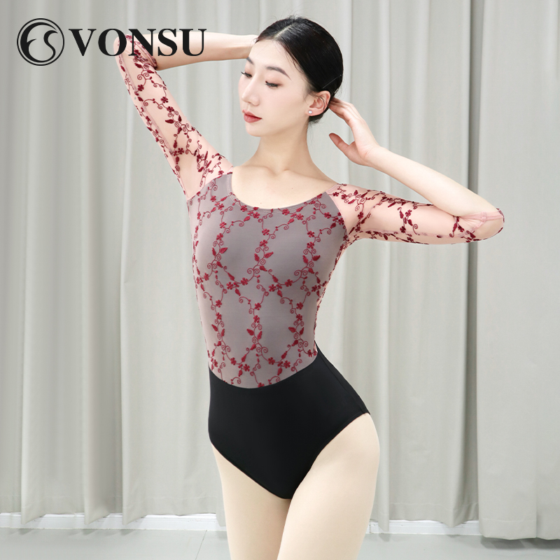 vonsu梵舒芭蕾舞练功服体服