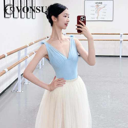 vonsu梵舒成人芭蕾舞练功服体服
