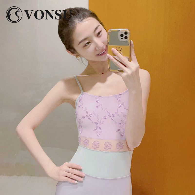 vonsu梵舒芭蕾舞练功服成人体服