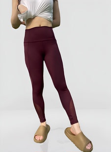 lululemon丨Wunder Under女士运动高腰紧身裤25寸 *Mesh LW5DDDS