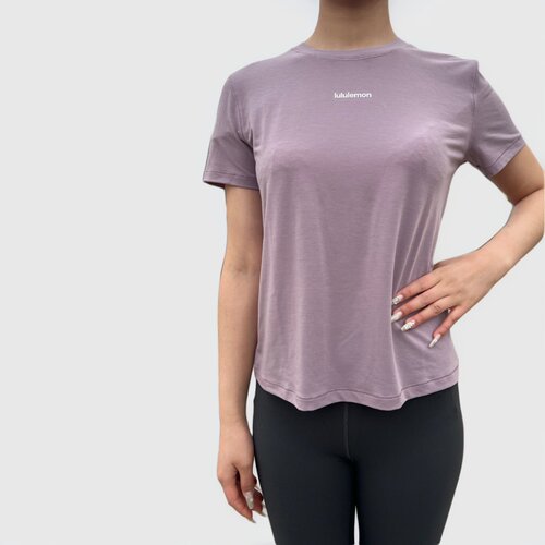 lululemon Jersey 女士训练经典剪裁平纹针织短袖T恤  LW3KMGS