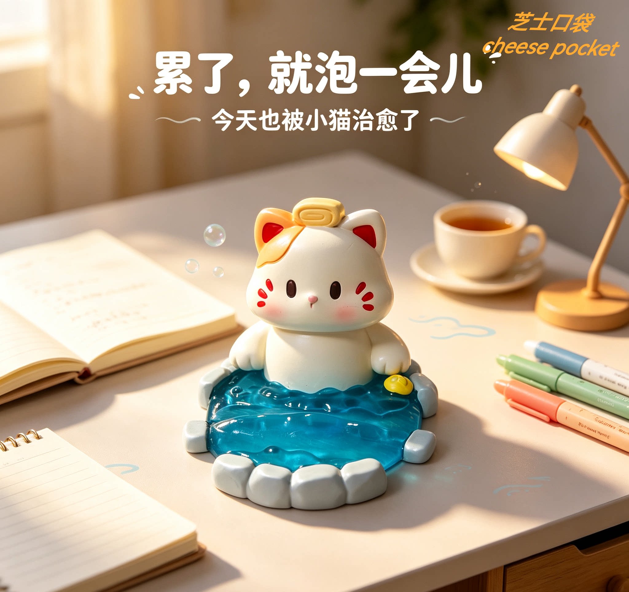 小物藏暖意 ~小猫摆件可爱治愈桌面摆件