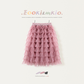 女童网纱tutu半身裙百褶儿童蛋糕裙长款 宝宝蓬蓬裙子公主裙春秋冬