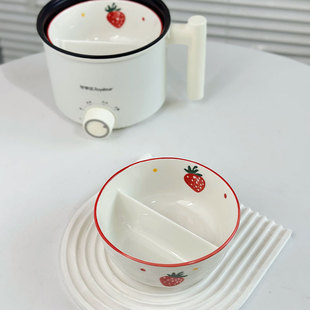 三分格饭盒微波炉加热上班族家用带盖便当盒保鲜盒一人食分格餐具