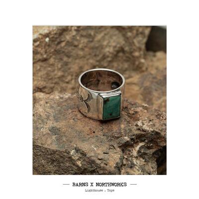 BARNS X NORTHWORKS 联合限定出品 天赋之美 松石戒指 BR-8399