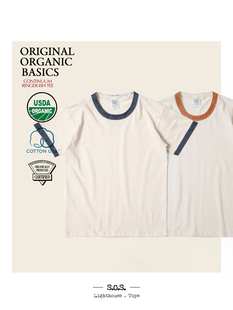 s.o.s. X CONTINUUM/山田学武 联合限定出品手刷撞色短袖TEE