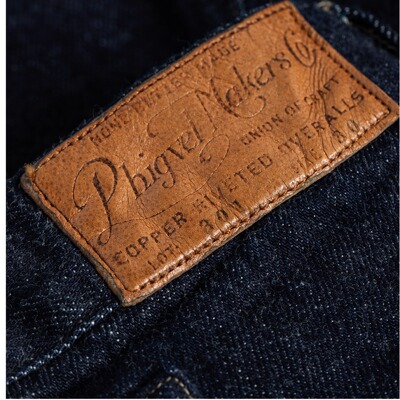 PHIGVEL MAKERS 经典五袋宽松阔腿牛仔裤日本制 12OZ Kibata工艺