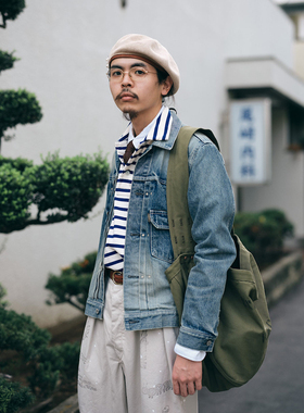 鼎级手工旧化 GYPSY&SONS 牛仔夹克 Visvim101同级旧化TYPE1 GN08
