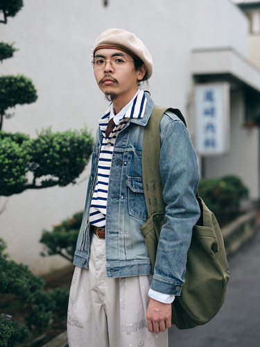 鼎级手工水洗TYPE1牛仔夹克
