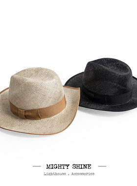 Mighty Shine 夏季出游遮阳草帽 轻凉透气 巴拿马帽 男女 1212003