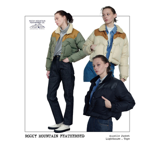 Rocky Mountain 60年代经典Annelle羽绒夹克欧洲三层结构轻量保暖