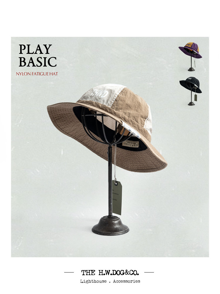 H.W.DOG 百年常青FATIGUE HAT 盐缩防撕裂尼龙遮阳帽疲劳帽