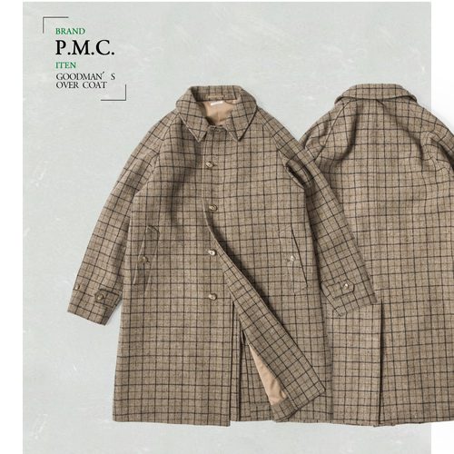 PHIGVEL MAKERS 秋冬经典定番英式经典鼎级宽舒羊毛大衣 PM-0T07