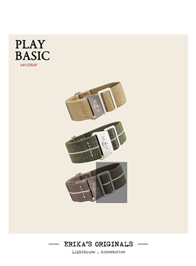 60年代军风快拆尼龙表带水鬼超霸海马表带ERIKAS MN STRAP ER2103