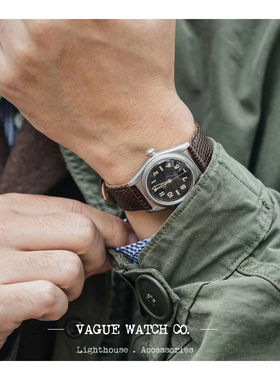 日本Vague Watch Co.VABBLE 复古玩家标配 经典小表盘 复古腕表