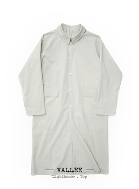 VALLEE 日本制防水面料 长款单排扣巴拿马风衣 经典百搭  VE018