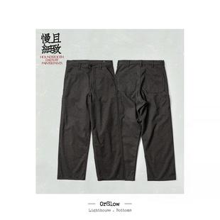 orSlow DAD'S FIT千鸟格粗花呢画家裤 实用舒适原创季节限定长裤
