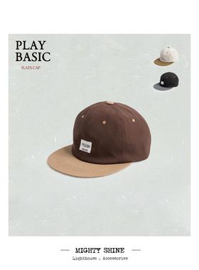 Mighty Shine 轻磅双色帆布帽 四季百搭男女纯棉棒球帽 1221003