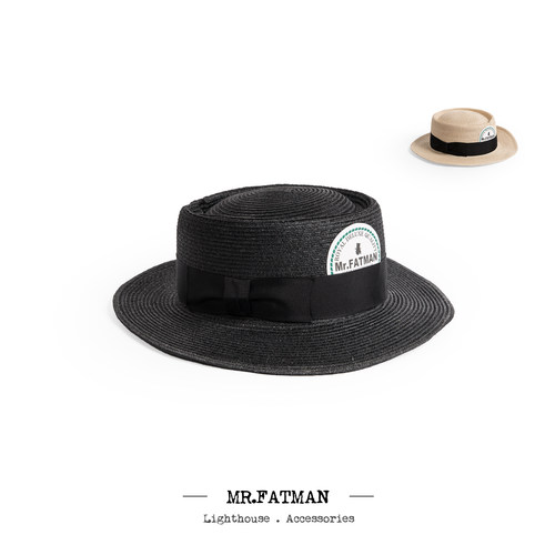 夏季Mr.FATMAN透气百搭编织帽