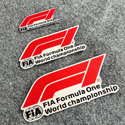F1赛事WE RACE AS ONE方程式车身装饰风挡玻璃引擎盖拉花改装车贴