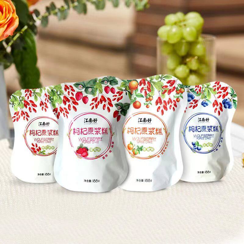 江南好枸杞糕果宁夏特产糕果片原浆糕糖果膏【188克x4袋】发4包