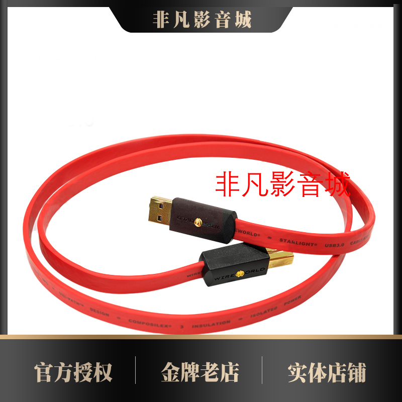 美国 线世界 WIREWORLD 8代 Starlight 3.0 数据线 8星光USB