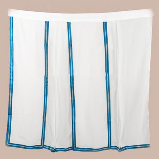 京剧戏曲秦香莲青衣镶边素腰包苦褶子豫剧秦香莲镶边素百褶白裙子