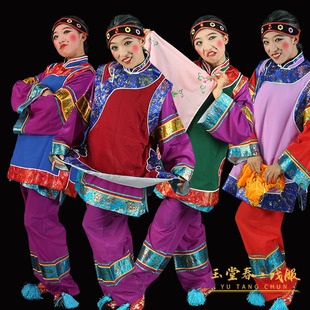 戏曲戏剧服装古装彩旦丑婆媒婆衣老太婆地主婆媒婆坎肩背心演出服