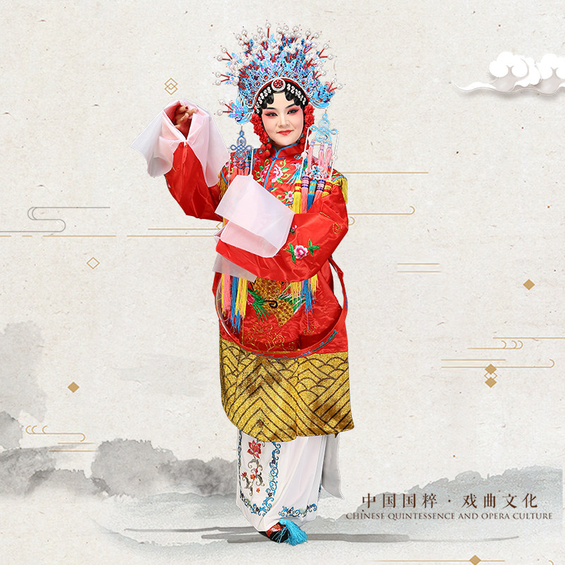 贵妃醉酒凤冠霞帔影视新娘公主服
