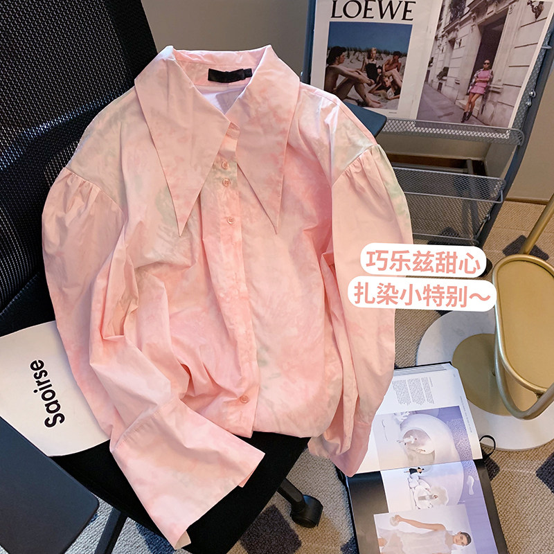 CLEARANCE PICK-UP COUNTERS WITHDRAW TAIL SINGLE BIG-NAME FOREIGN TRADE WOMENS FRENCH COURT STYLE SHIRTS SWEET AND GENTLE STYLE SHIRTS
