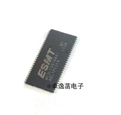 M12L128168A-6TG  TSOP54  2Mx16 Bitx4 DRAM ESMT晶豪 全新原装