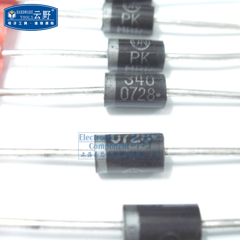云野 肖特基 整流二极管 直插 MBR340 3A/40V 10个