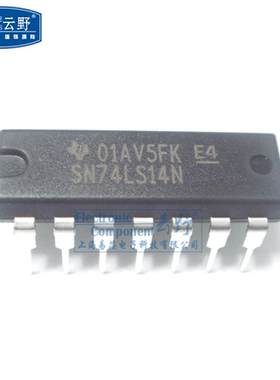 IC集成电路SN74LS14N DIP14 六施密特触发反相器 8mA 芯片