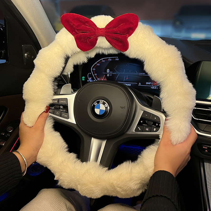 汽车方向盘套高级感女神款