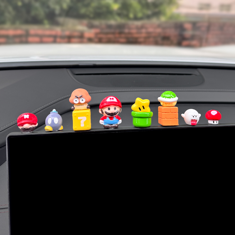 【新款超级玛丽】窗边中控摆件