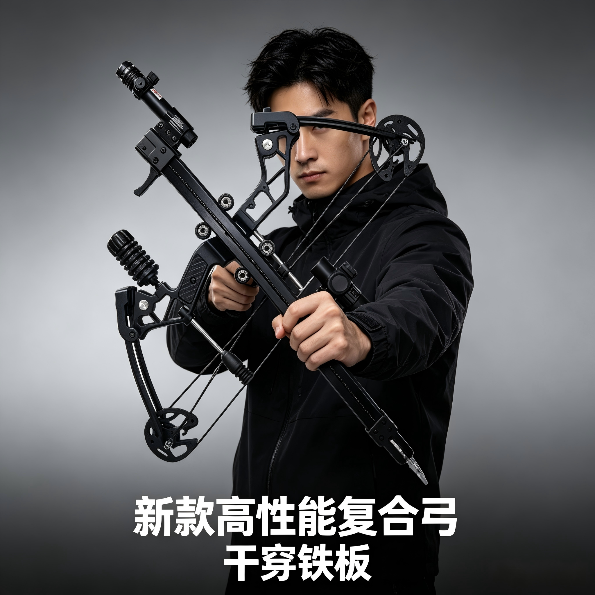 枪式六代秃鹰高精度竞技弹弓
