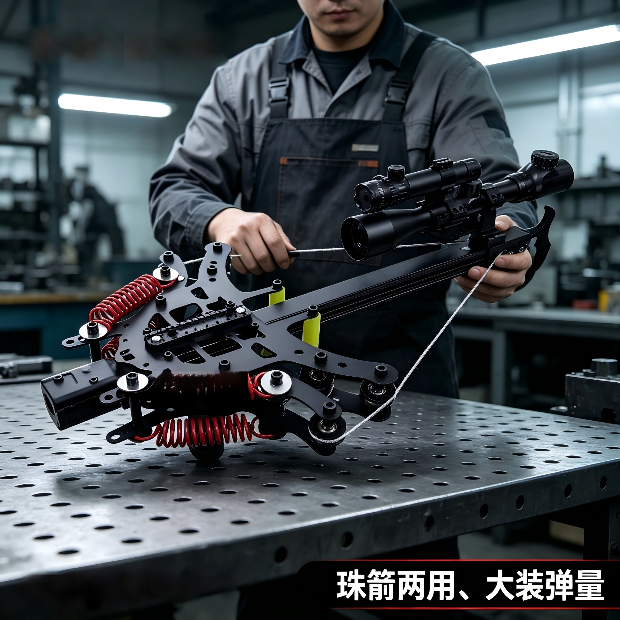 毒蛇50连发激光瞄准成人弹弓