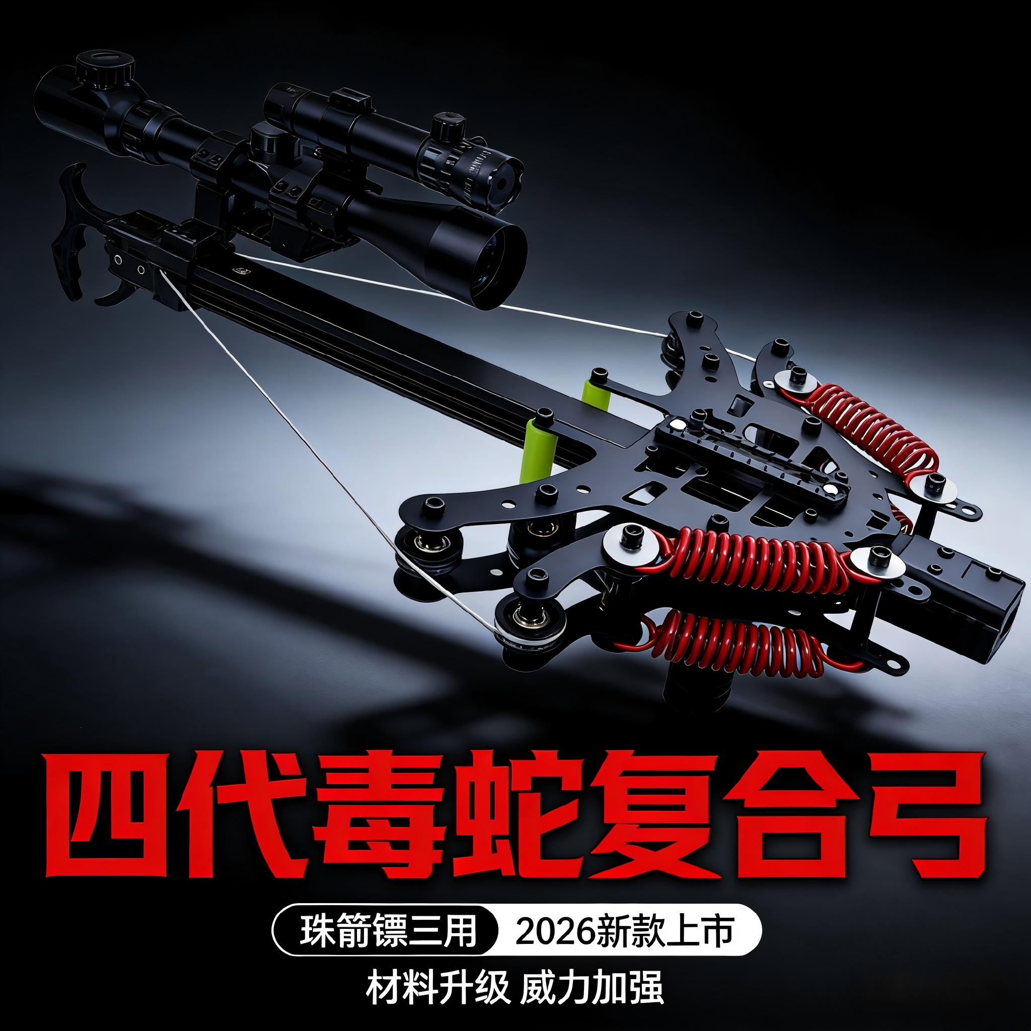 毒蛇复合弓2026新款四代40连发两用射箭钢珠户外运动竞技机械滑轮,玩具/童车/益智/积木/模型,弹弓/飞镖/射击/射箭类,淘宝优惠券,粉丝福利购,淘宝优惠卷