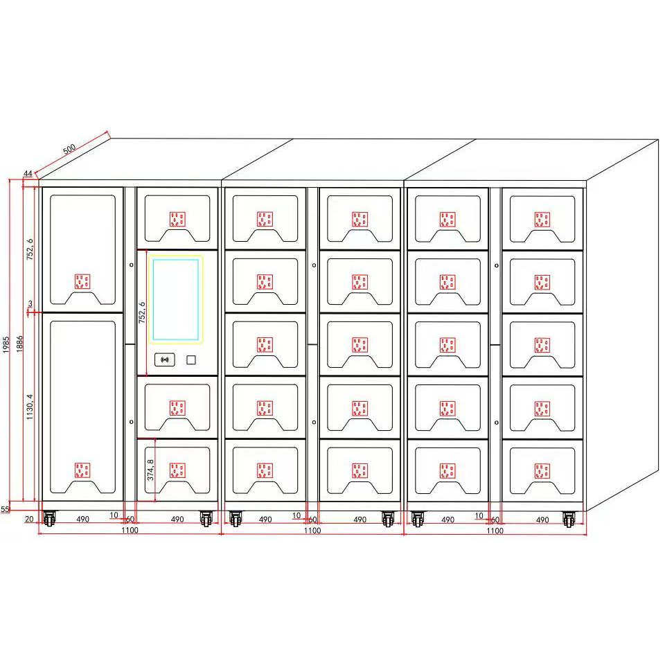 RFID智能装备柜应急抢险救援工具管理存储人脸指纹识别快速领取