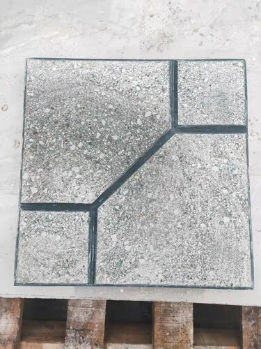新款专用庭院水泥压花模具60x30cm适用庭院园林广场水磨石砖