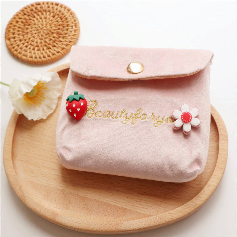 ins风随身携带可爱学生少女心大容量姨妈巾卫生巾杂物口红收纳包,收纳整理,卫生巾收纳包,淘宝优惠券,粉丝福利购,淘宝优惠卷