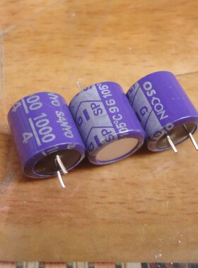 原包装 日本三洋 4V1000UF 固态 电容 OS-CON SP 10*10 105度