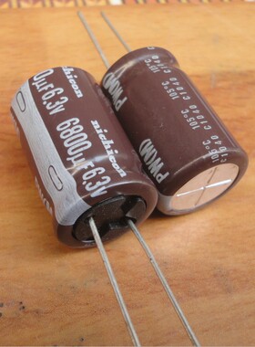 原包装 尼吉康 6.3V6800UF PW 高频低阻 长寿命 16*25 105度